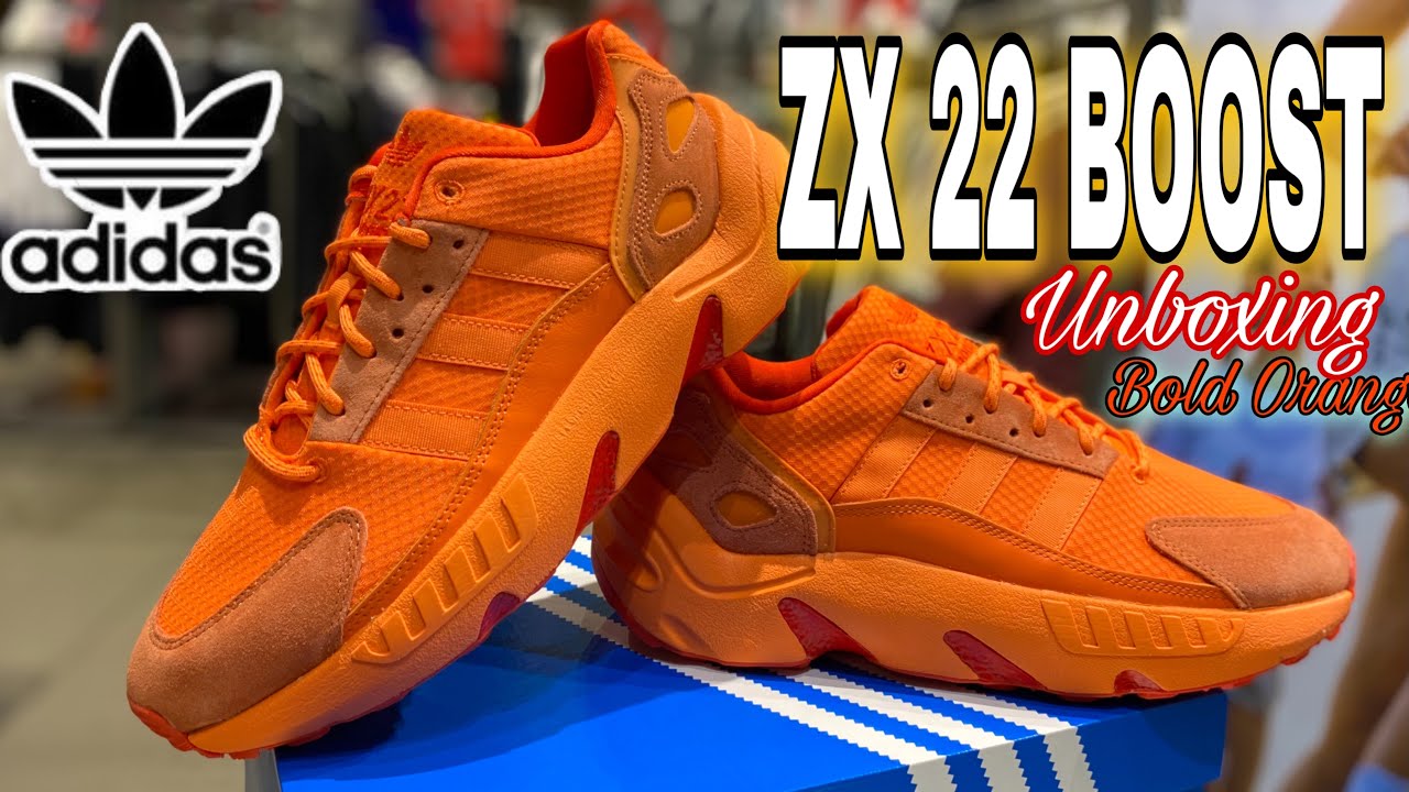 Adidas ZX 22 Boost | Bold Orange Unboxing - YouTube