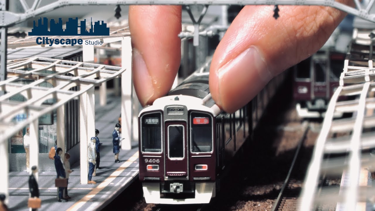 阪急「電動式阪急電車側面方向幕」京都線版 - YouTube