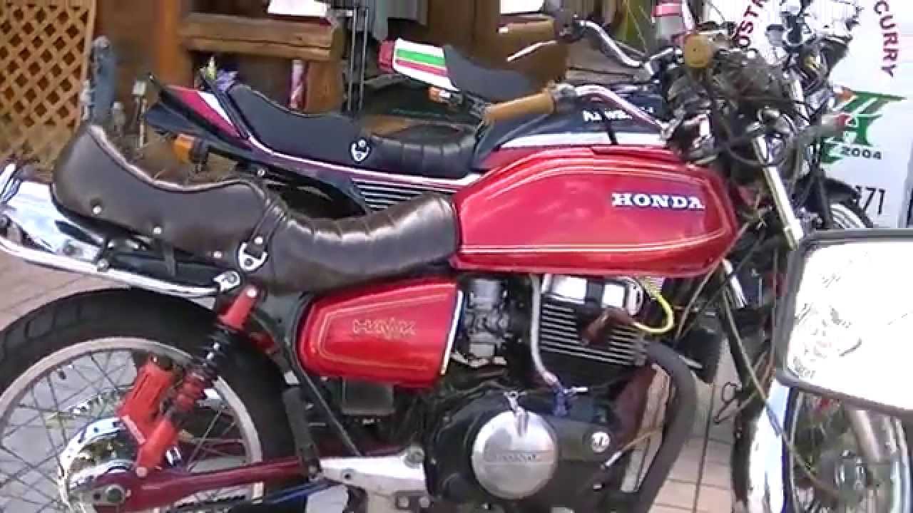 CB250N HAWK MARZOCCHI マルゾッキオイルサスペンションサウンド