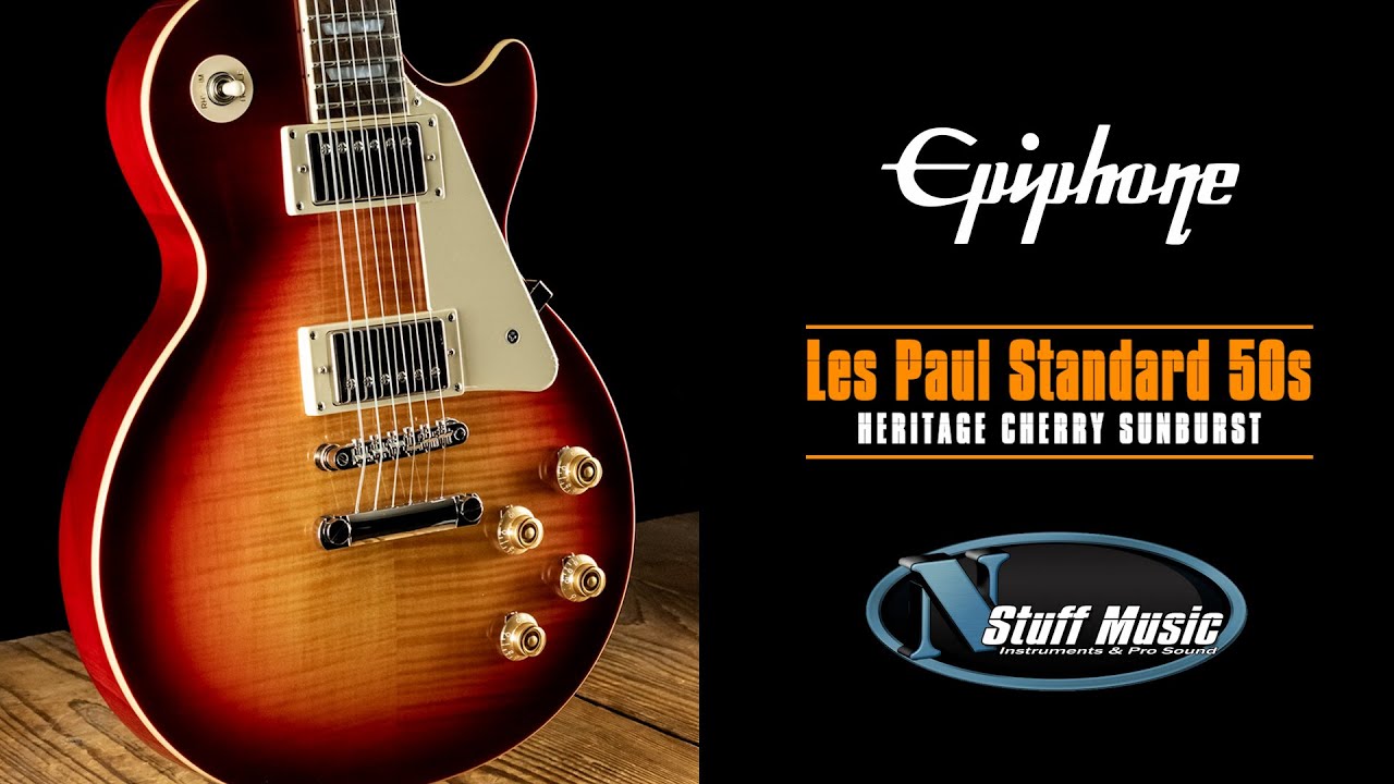 Epiphone Les Paul Standard 50's - YouTube
