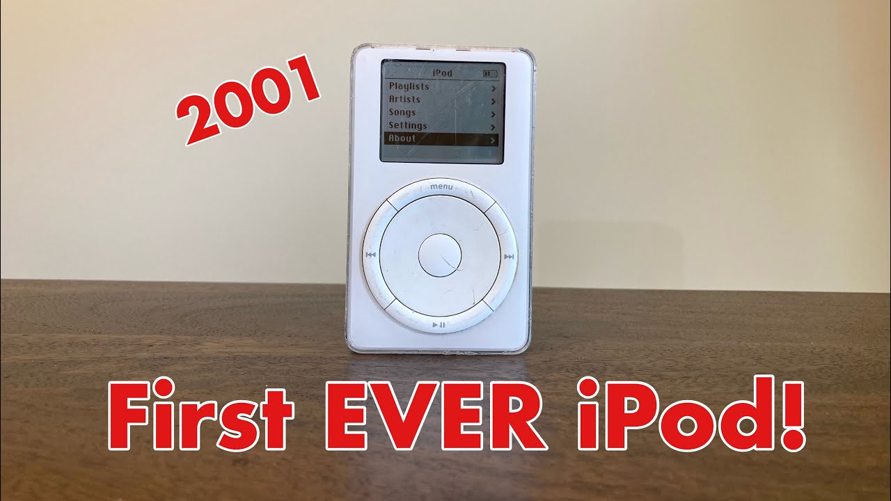 This Is Apple's First Ever iPod From 2001! M8541 1st Gen - YouTube