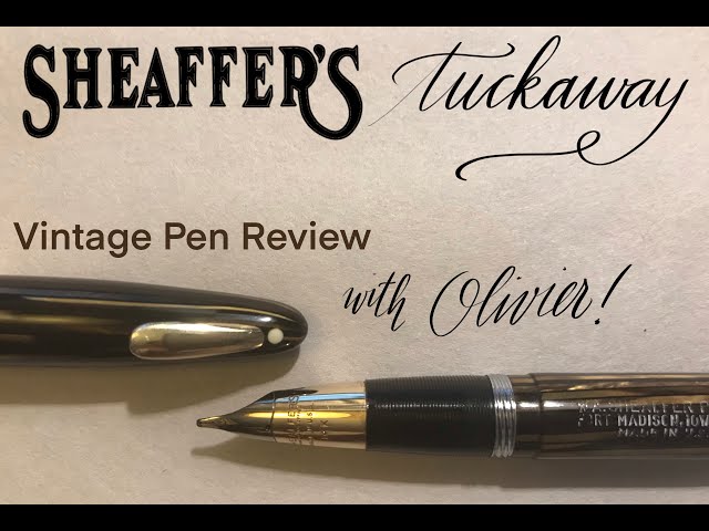 Sheaffer's Tuckaway: Vintage Pen Review - YouTube