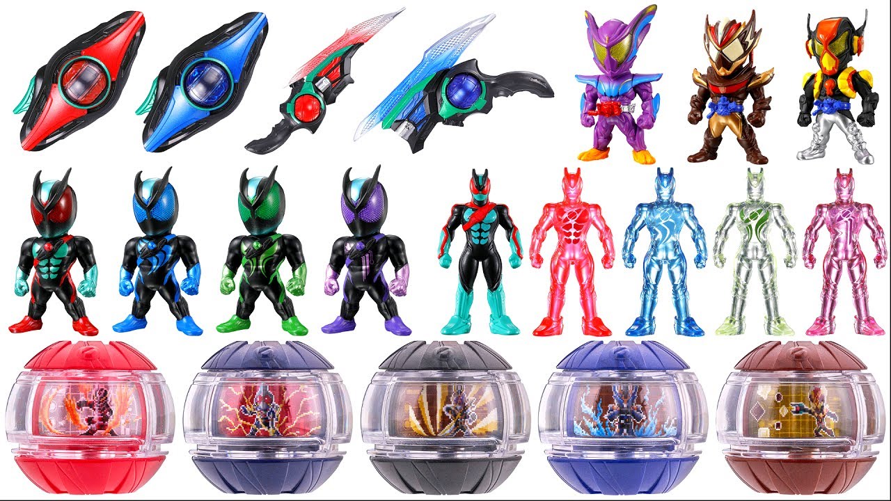 Newly announced Kamen Rider Zeztz items including Gashapon and