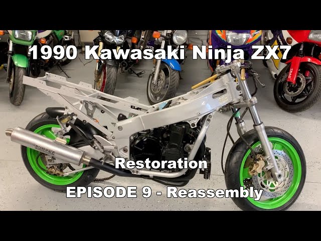 1990 Kawasaki Ninja ZX7 H2 - Restoration - Episode 9 - Reassembly