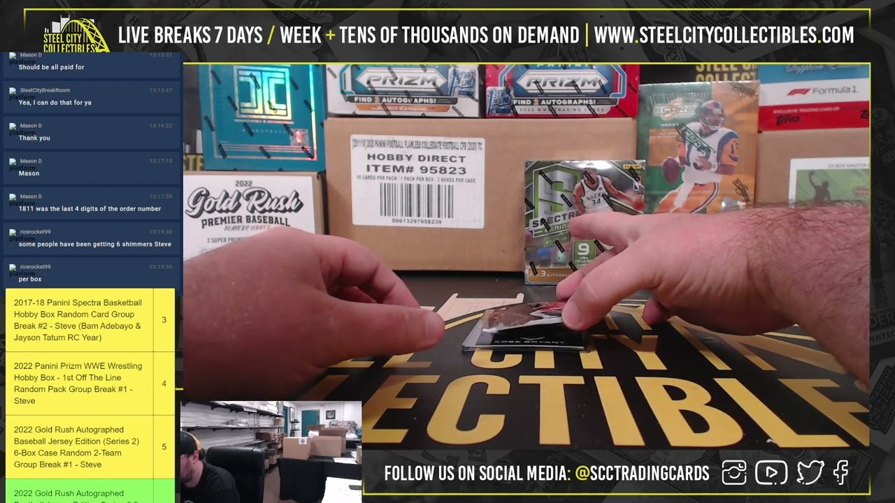 2020 Panini Kobe Bryant Career Highlights Redemption Pack Personal