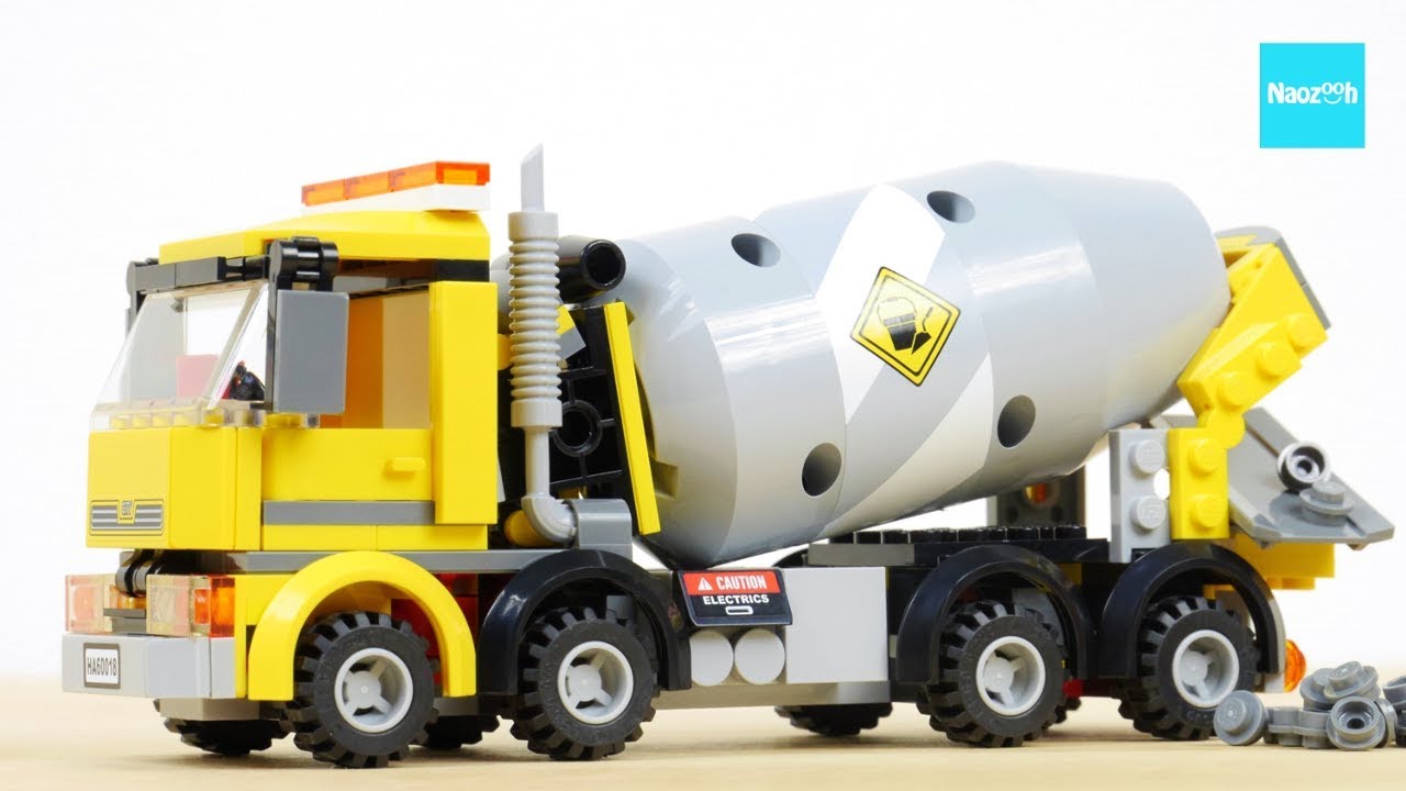 LEGO City Cement Mixer 60018 - YouTube