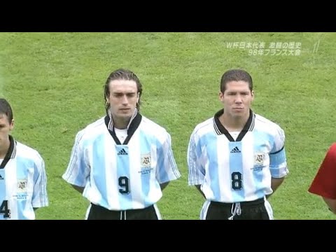 Batistuta vs Japan World Cup 1998 - YouTube