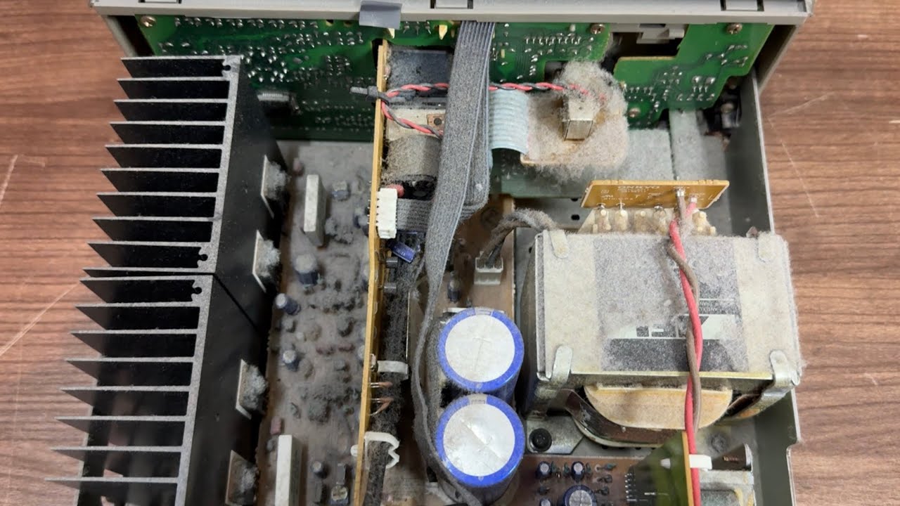 ONKYO A-922M Maintenance Input Selector Malfunction Repair - YouTube