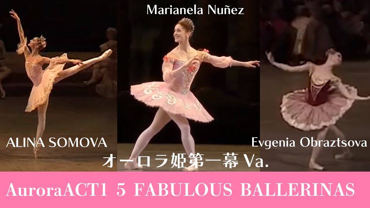 厳選バレエ】Marianela Nuñez他4人 オーロラ姫第1幕Va.| Who is your
