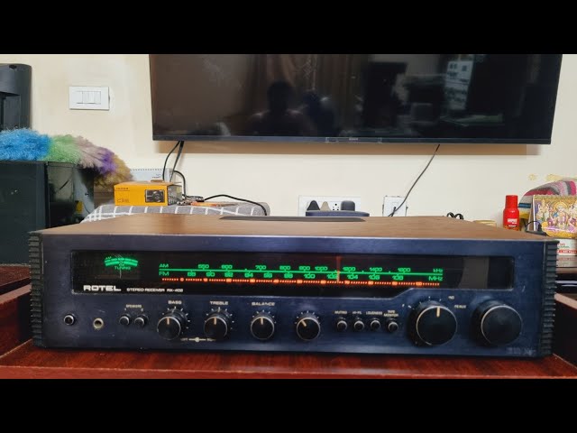 Sold)ROTEL Vintage Stereo Amplifier With Tuner RX-402/For Sale