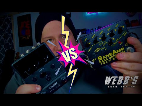 Line 6 HX One - VS - SANSAMP Bass Driver - YouTube