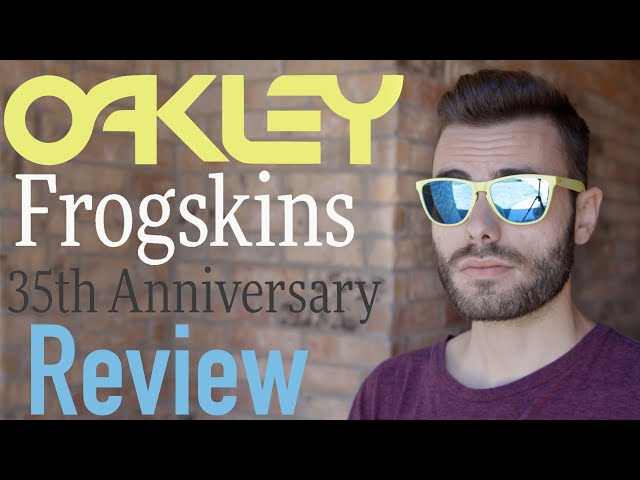Oakley Frogskins 35th Anniversary Review - YouTube