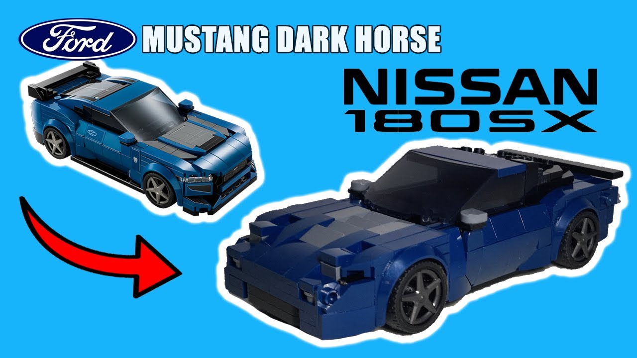 76920 Nissan 180sx - Lego Speed Champions Alternative MOC Tutorial