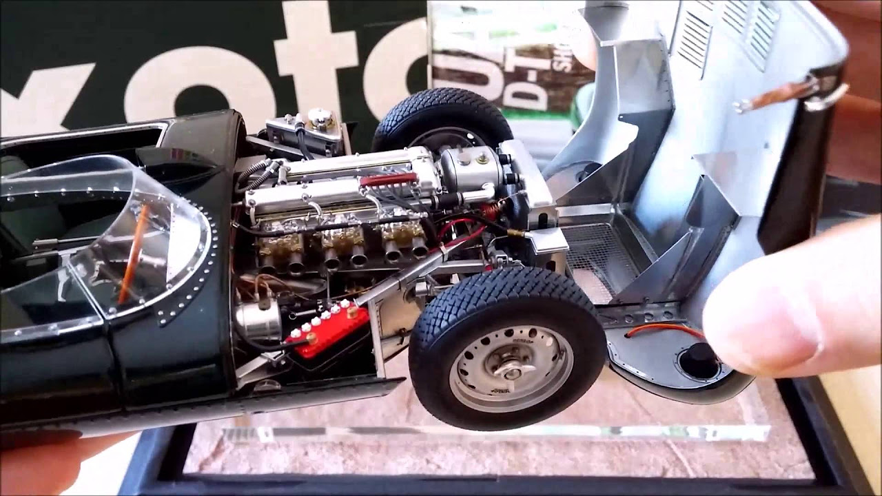 Exoto XS Jaguar D-Type Short Nose - YouTube