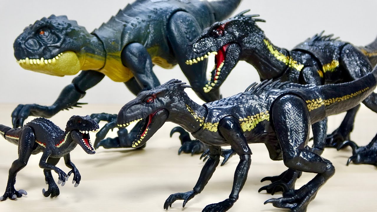 The mystery brand Jurassic World Indoraptor figures were made a