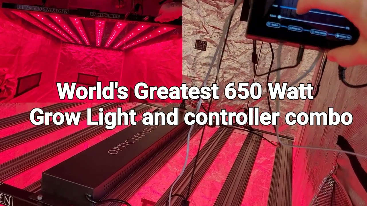 Slim 650S NextGen V2 - 3 Way Dimmable LED Grow Light - 650w (3500k