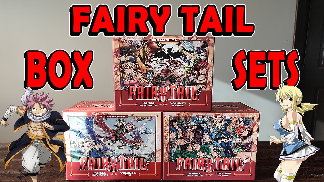 Fairy Tail Manga Box Sets (1, 2 & 3) - Product Showcase - YouTube