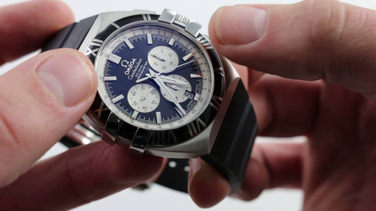 Omega Constellation Double Eagle Chrono Luxury Watch Review - YouTube
