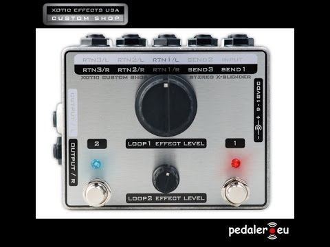 Xotic Effects Stereo X-Blender - Demo by Simon Gotthelf - YouTube