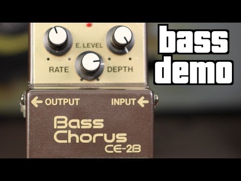 Boss CE-2B Bass Chorus Demo - YouTube