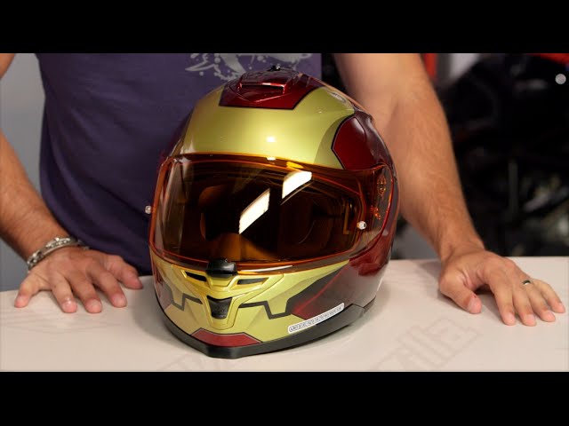 HJC IS-17 Iron Man Helmet Review at RevZilla.com - YouTube