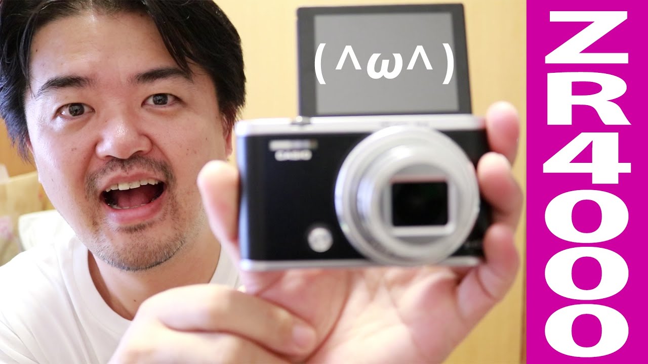 謎】カシオEX-ZR4000エクシリムのレビュー動画を撮影中になぜかTシャツ