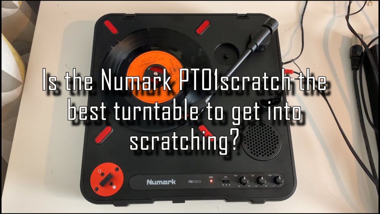 Numark PT01 Scratch mini review - best turntable to start