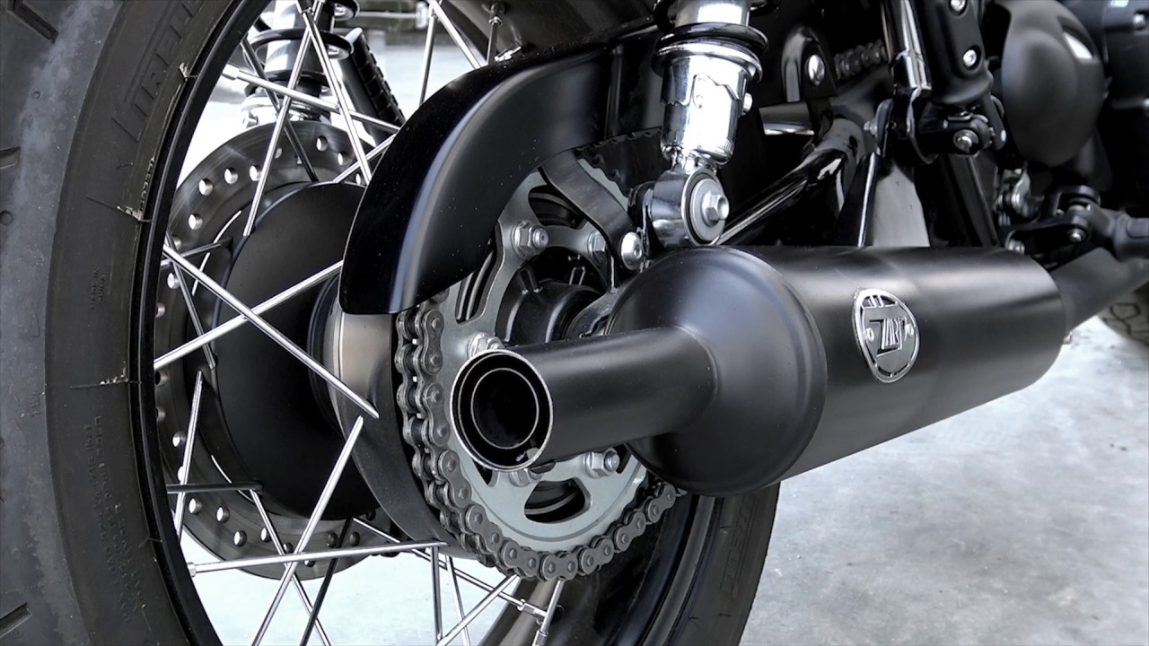 ボンネビル T100 T120 スリップオンマフラー キャプトン 