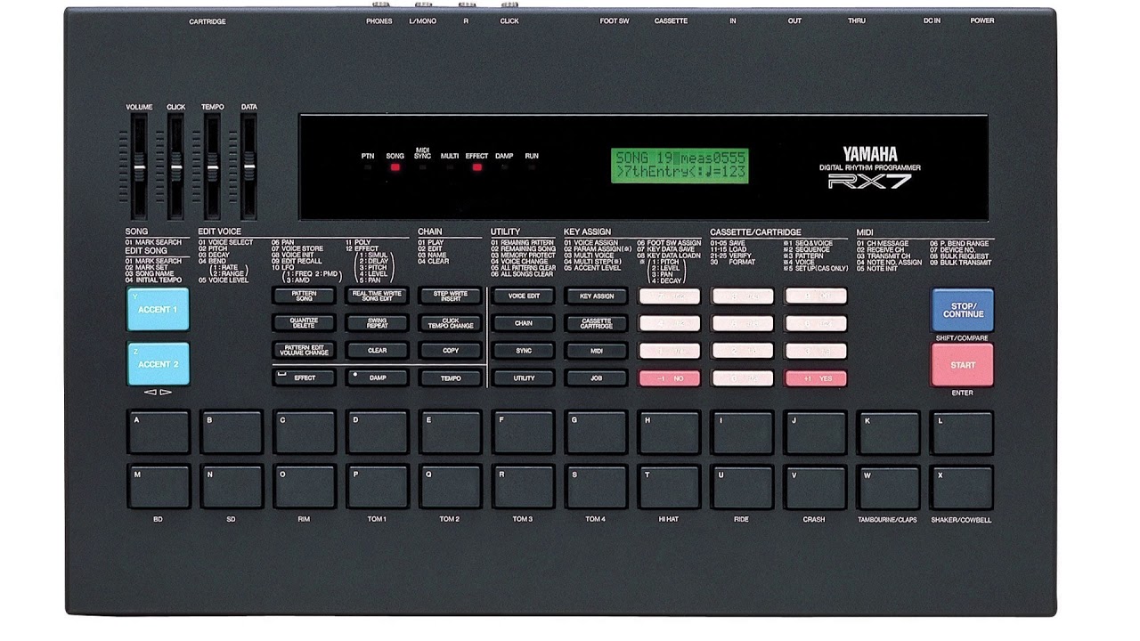 Yamaha RX7 Factory Demo Songs - YouTube