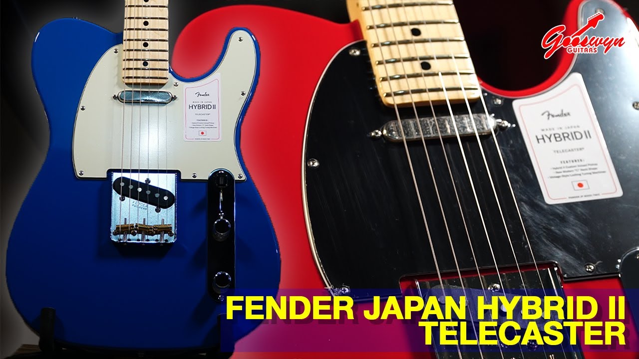 Fender Japan Hybrid II Telecaster Made in Japan - YouTube