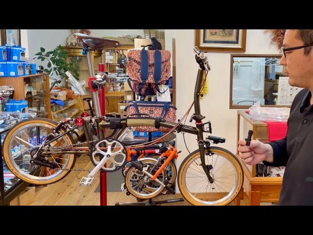 BROMPTON ハンドル 一式 ( BROOKS PAUL ブルックス ポール BROMPTON