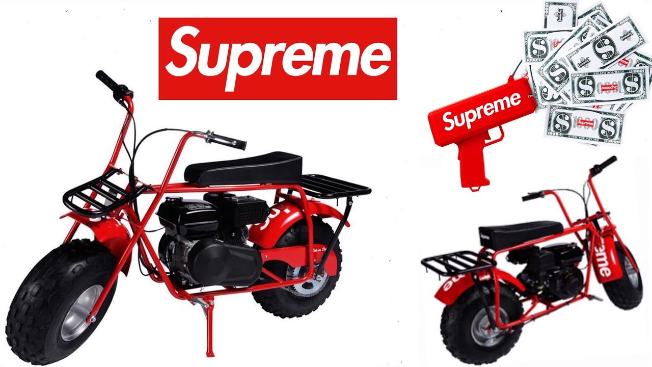 $1000 Supreme X Coleman Mini Bike ! - YouTube