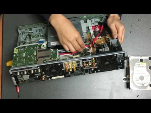 ソニーブルーレイレコーダBDZ-X90 分解 HDD ドライブ取り外し - YouTube