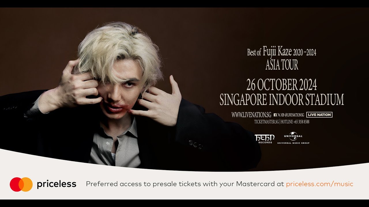 Best of Fujii Kaze 2020-2024 ASIA TOUR in Singapore - YouTube
