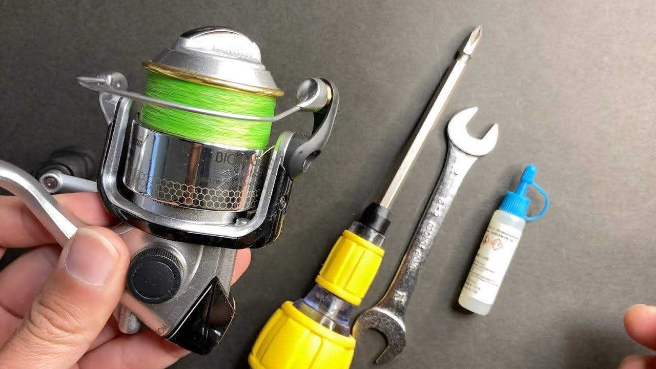 Easy-to-understand spinning reel disassembly and maintenance