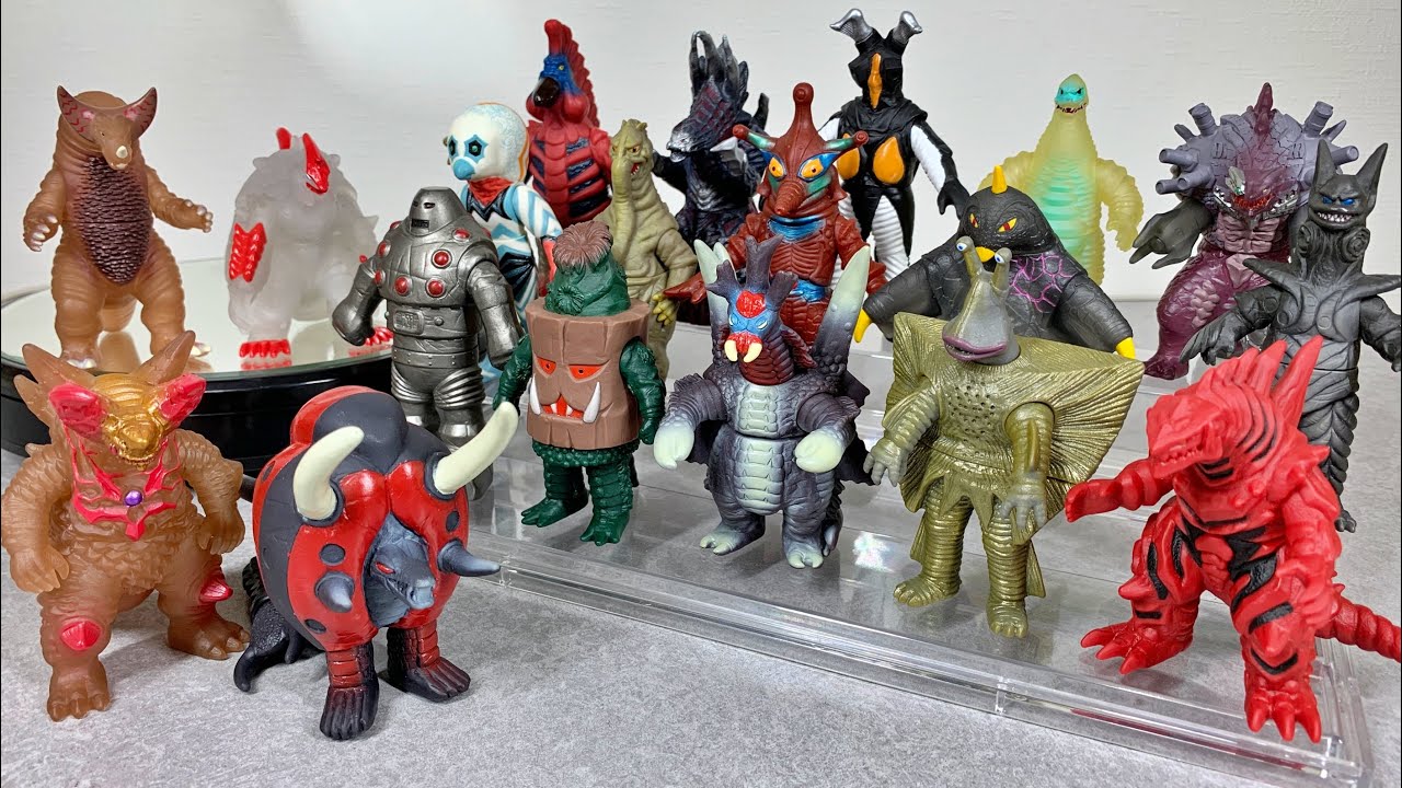 Ultra monster soft vinyl large set! - YouTube