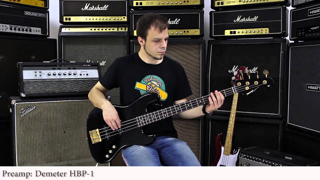 Fernandes Jbr45 jazz bass japan 1980s - YouTube