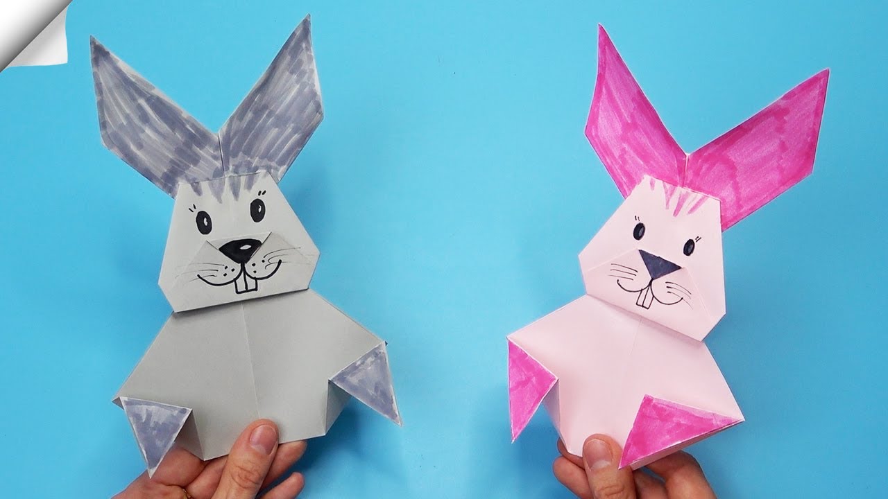 Paper Rabbit | How to Make Bunny Step by Step - YouTube
