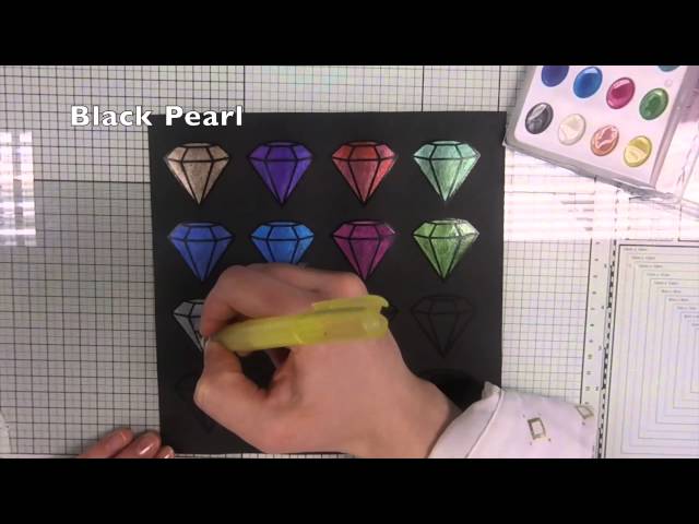ZIG Pearlescent Watercolor Jewel Box - YouTube