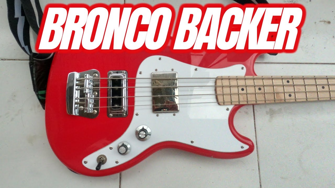 Squier Bronco Bass Mod and Upgrade with Rickenbacker and Wide