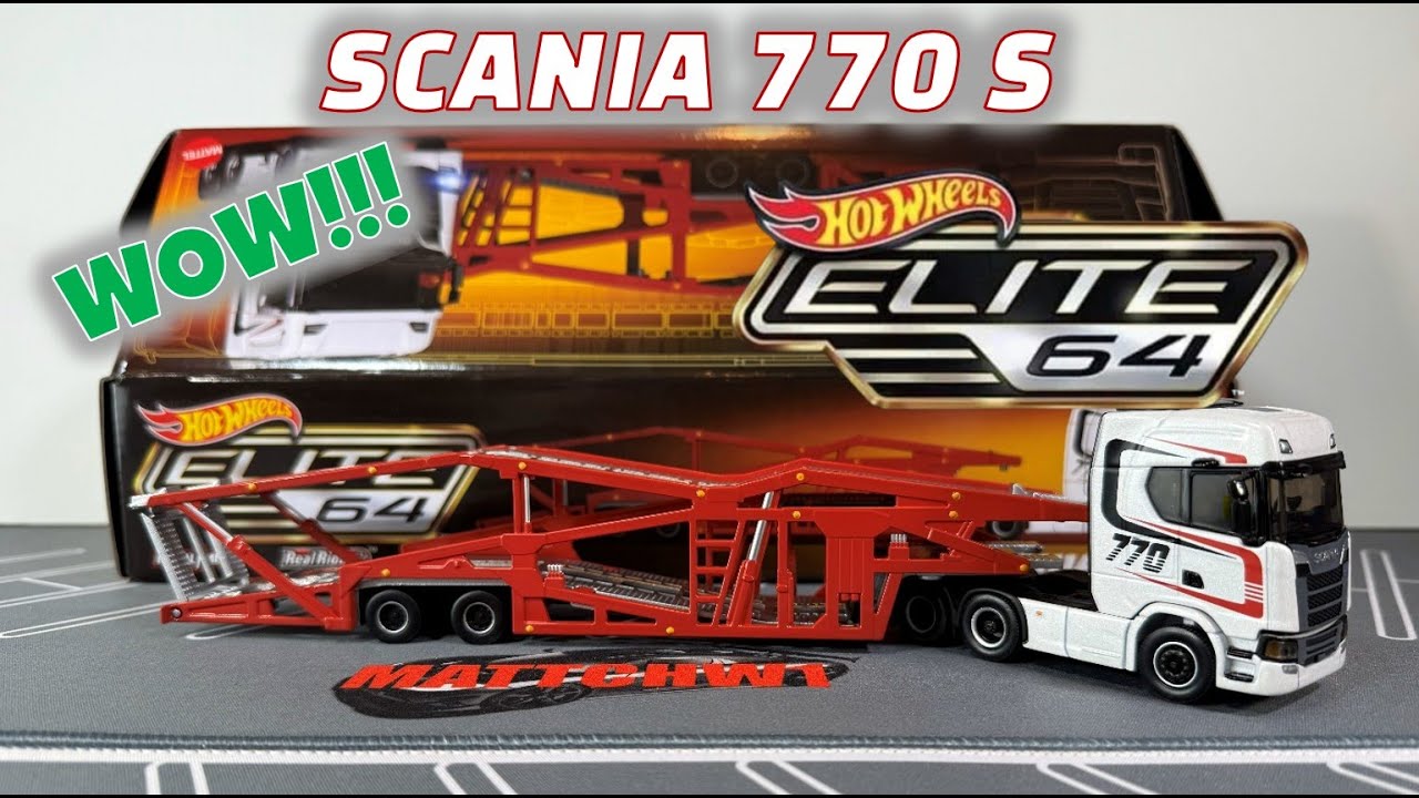 Hot Wheels Elite 64 Scania 770 S - AMAZING!! MUST SEE & GET! #fyp