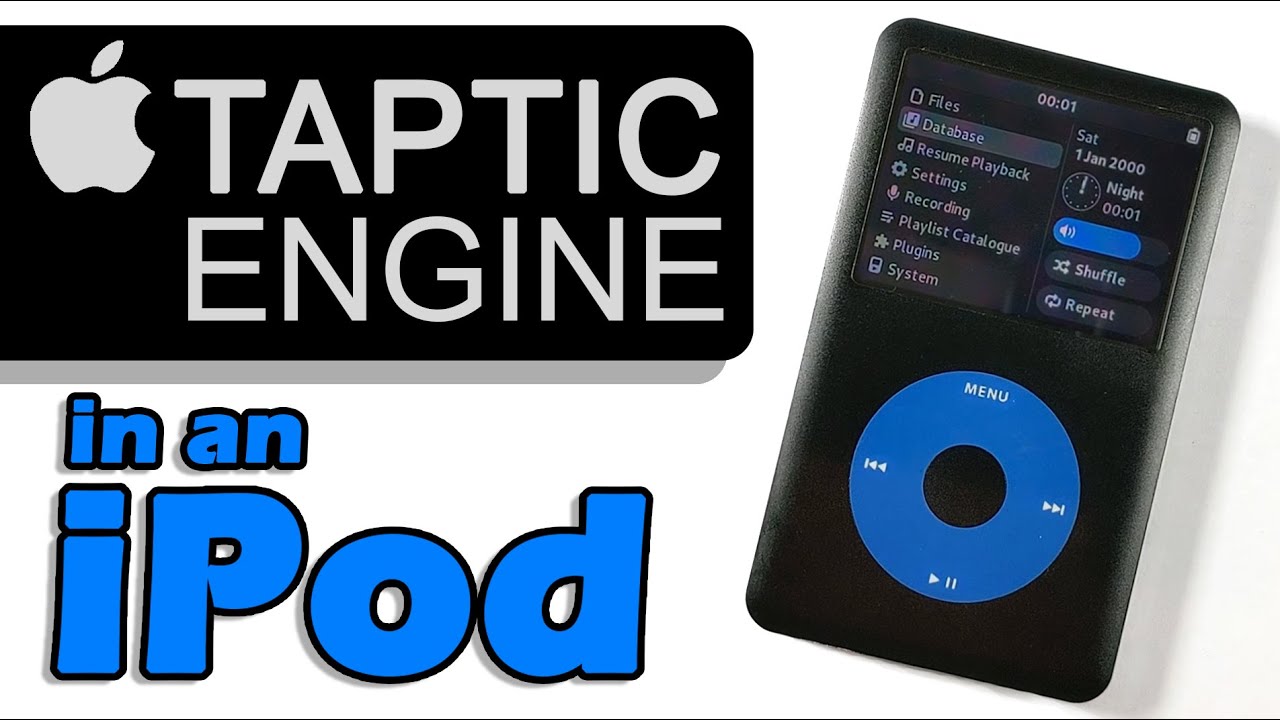 iPod Classic 5th, 6th & 7th Gen Taptic Engine Mod Tutorial - YouTube