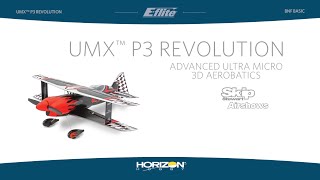 E-flite UMX P3 Revolution BNF Basic with AS3X | Horizon Hobby