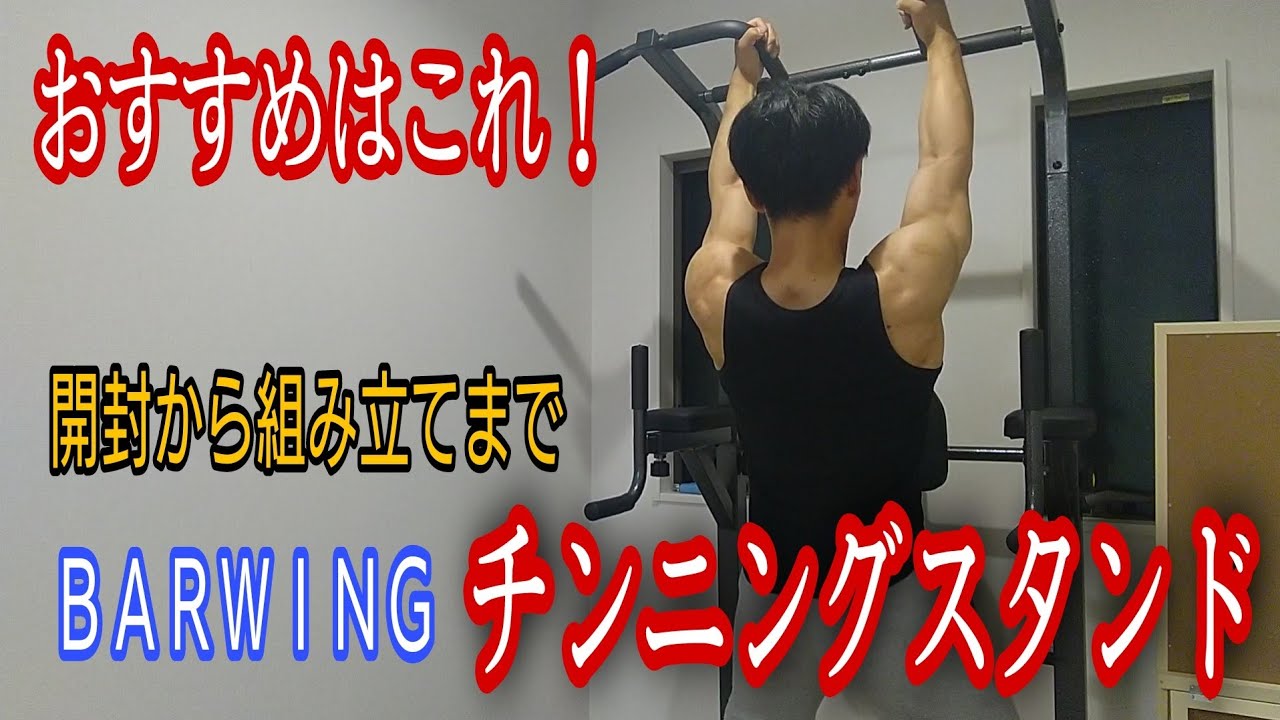 Chin-up Machine] Review of the BARWING Chin-up Stand [Unboxing and
