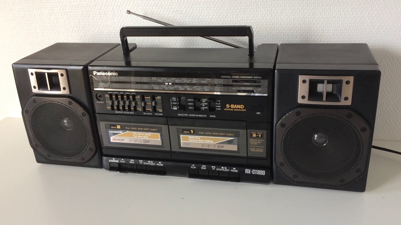 PANASONIC RX-CT800 BOOMBOX - YouTube