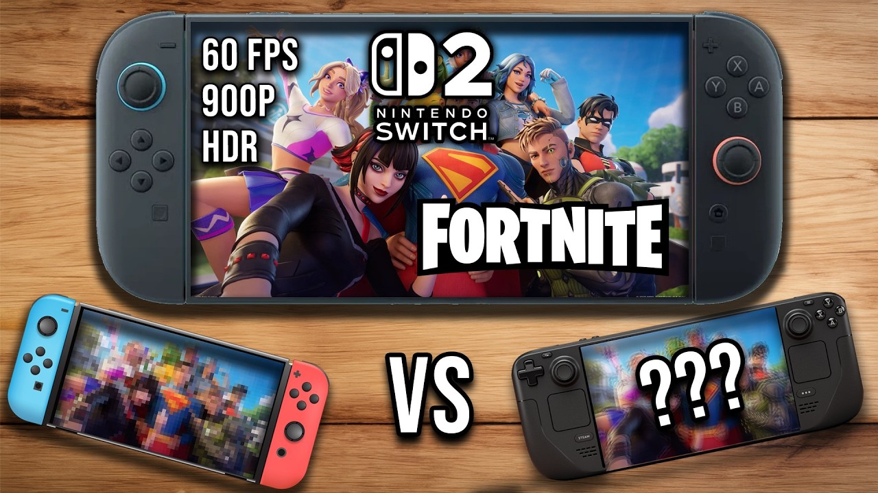 Fortnite on Switch 2 is amazing + Switch 1 & Steam Deck