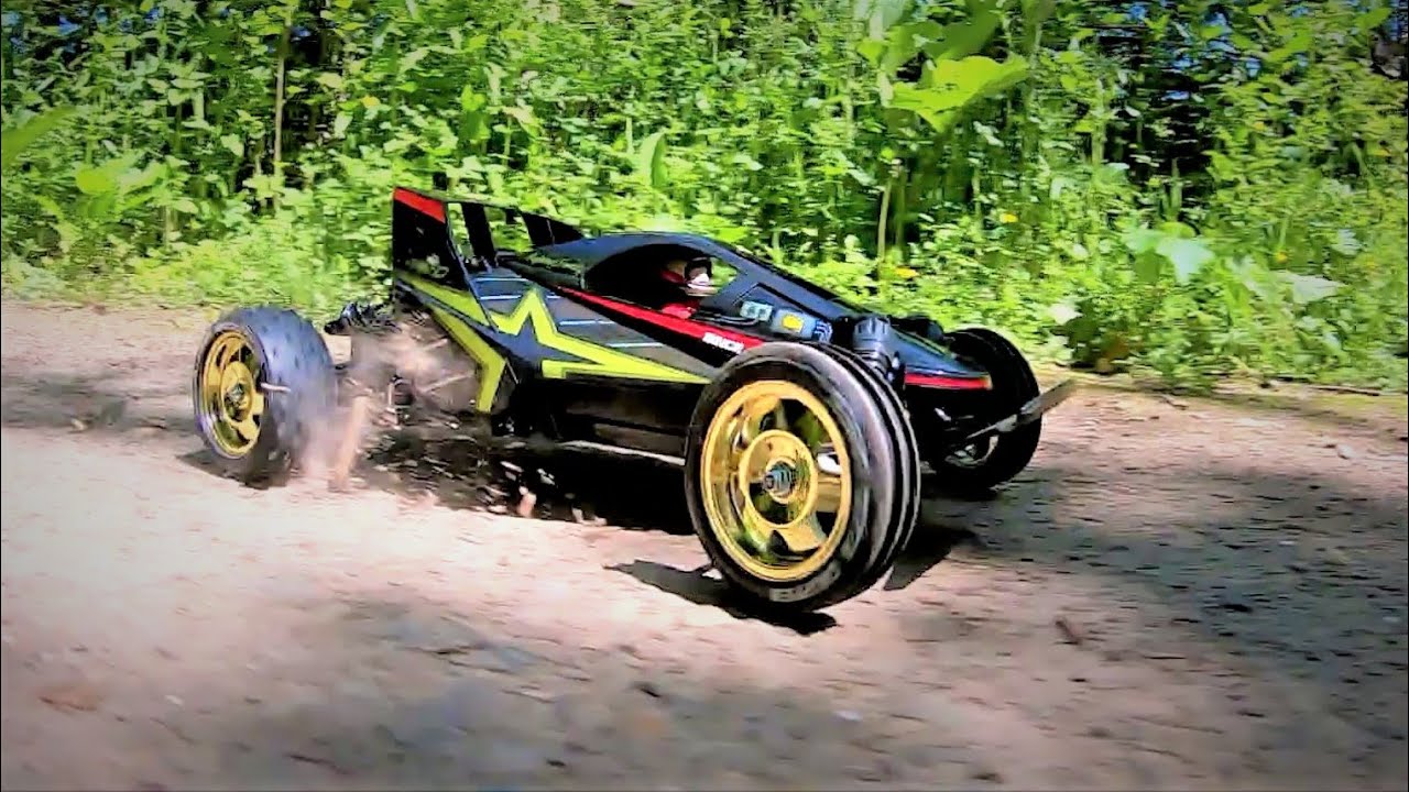 Tamiya DT01 Fighter Buggy RX Memorial First Run - YouTube