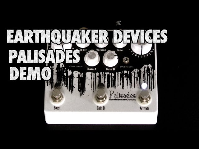 Earthquaker Devices Palisades Overdrive Demo - YouTube