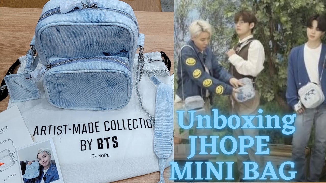 Unboxing Artist Made Collection by BTS Jhope 제이홉가방 호비가방