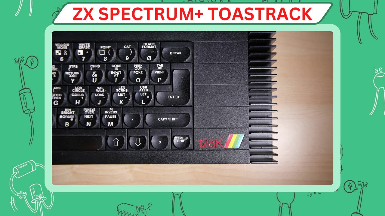 ZX Spectrum+ 128K Toast Rack - Recap and Refurb - YouTube
